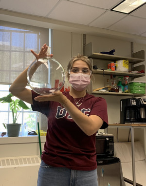 Jessica and roundbottom flask